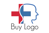 Abstract of a Medical Cross with an Individual Logo